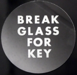 BBU3 Key Box Spare Glass (Round)