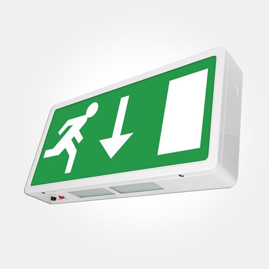(image for) ES8/M3 Maintained EXIT Sign 8 Watt 3 Hr - Click Image to Close
