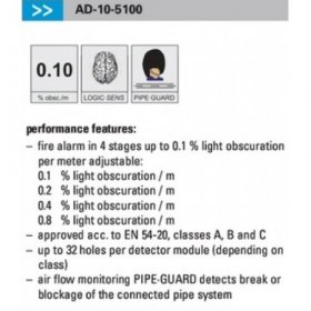 AD-10-5100: DM-TP-10-L Detector Module f. ProSENS & SILENT (No