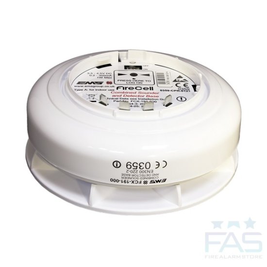 FCX-191-000: FireCell Wireless Sndr/Detector Base Only - Click Image to Close