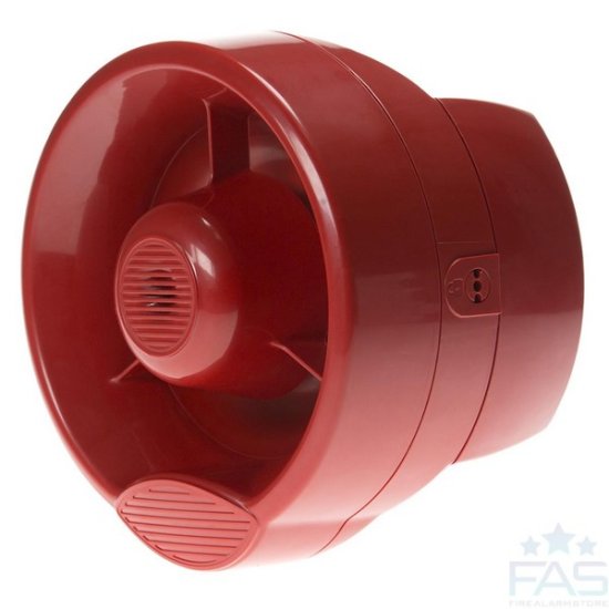 HFC-WSR-03 Conventional Wall Sounder - Red - Click Image to Close