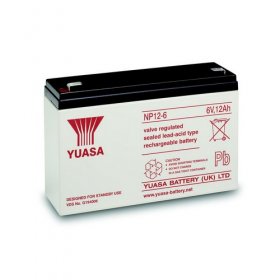 NP12-6 Yuasa 6v 12Ah Lead Acid Battery