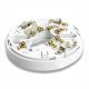 YBO-R/6PA(WHT) Conventional 2 Wire Base - White