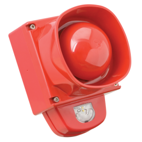 Ziton Weatherproof Wall Mount Sounder/VAD (RED body, RED flash)