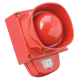 Ziton Weatherproof Wall Mount Sounder/VAD (RED body, RED flash)