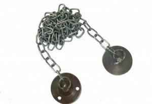 DH/CHO: Keeper Plate with 1m Chain and Rubber Ring