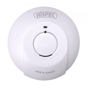 Radio Frequency Mains Smoke Detector - 10yr Rechargeable Lithium
