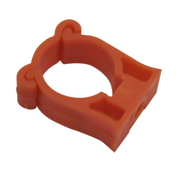 01-10-9780: ABS004R Red 25mm Pipe Clips (10 pack) - Click Image to Close