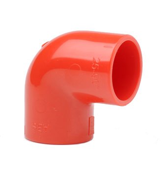 01-10-9280: ABS001R Red 25mm 90 Deg Elbow (Pk 10) - Click Image to Close