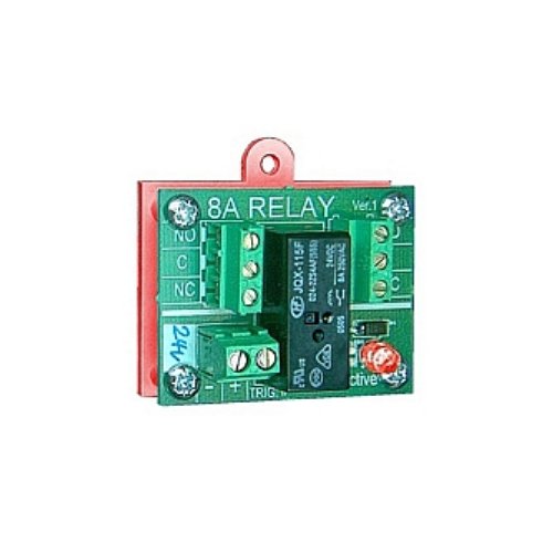 500-021R Easy Relay 24V 8A - Red - c/w Back Box - Click Image to Close