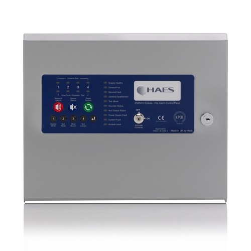 HAES ESENTO Eclipse 4 Zone Conventional Panel (Max 3.2A/h) - Click Image to Close