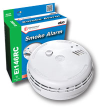 Ei146RC Optical Smoke Alarm. Easi-fit base