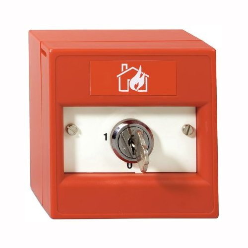 (image for) DM700K-N MCP Key Switch-flying leads, RED