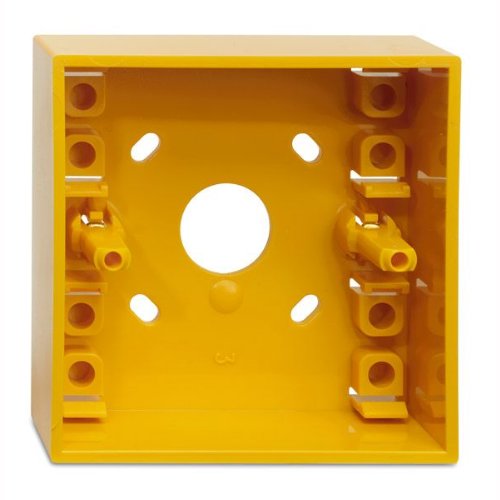 SY Surface Mounting Box, YELLOW - Click Image to Close