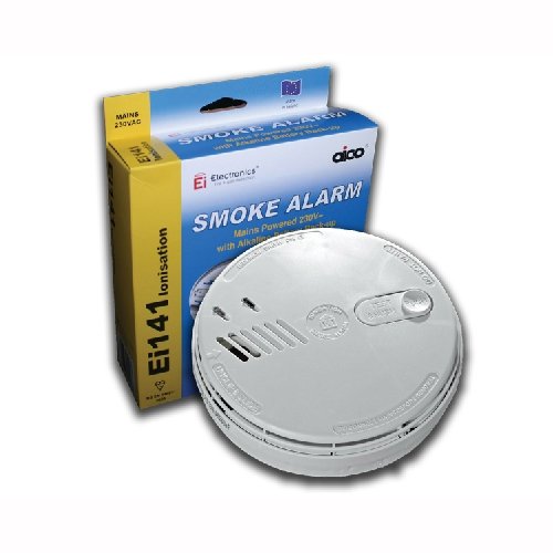 Ei100BNX Ionisation Smoke Alarm. - Click Image to Close