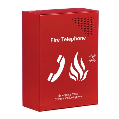 EVC301RPO/SS: S/steel fire telephone?outstation, handset (push) - Click Image to Close