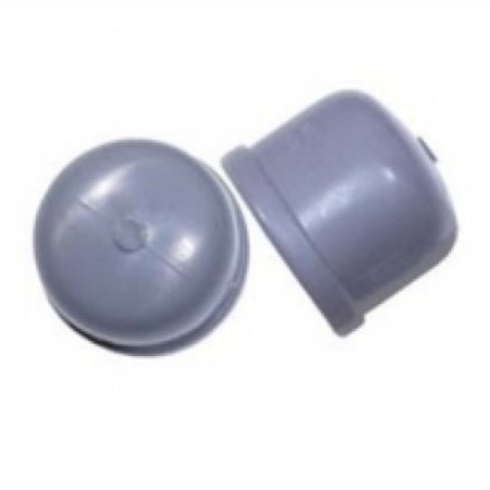 01-10-9050: ABS007G Grey 25mm End cap (10 pack) - Click Image to Close