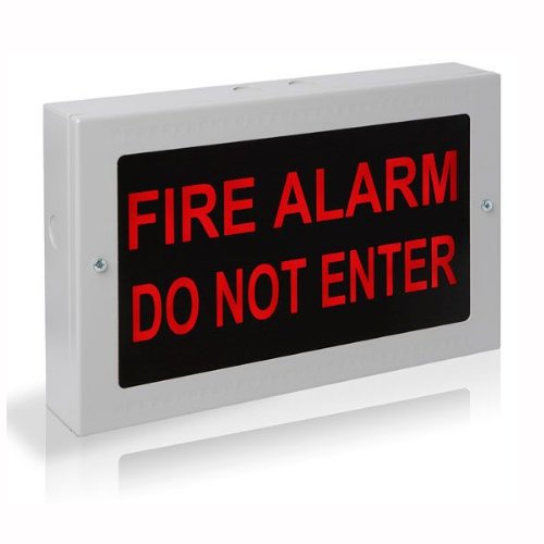 (image for) K27101 Illuminated Sign, Red on Black