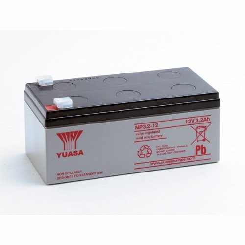 NP3.2-12 Yuasa 12v 3.2A/h Sealed Lead Acid Battery - Click Image to Close