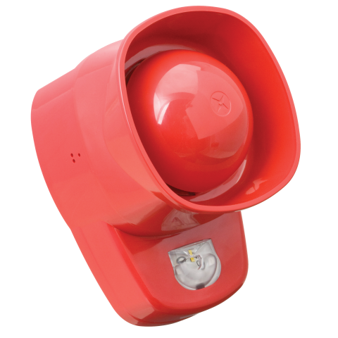 Ziton ZPW766R WALL MOUNT SOUNDER/VAD (RED BODY, RED FLASH) - Click Image to Close